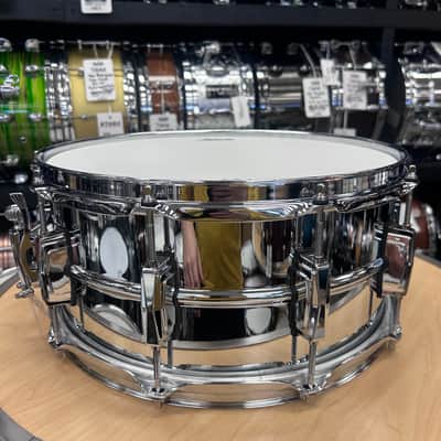 Ludwig 6.5x14" Supraphonic Snare Drum w/ Blue & Olive Badge LM402BON image 6