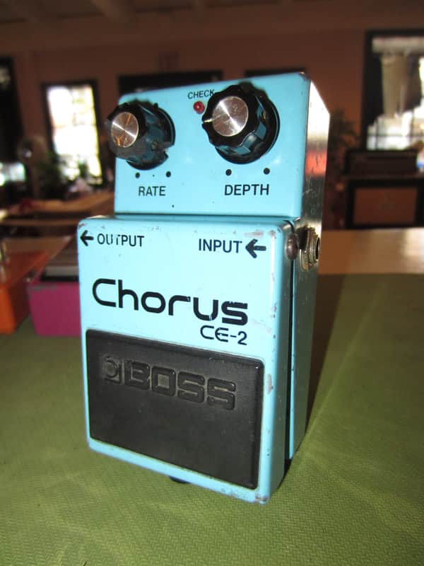 Boss CE-2 Analog Chorus Pedal 1980s - Blue image 1