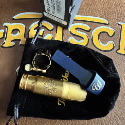 Theo Wanne Fire 2 - Alto Saxophone Mouthpiece size 6 w/original box, ligature, protective cover, suede bag image 4