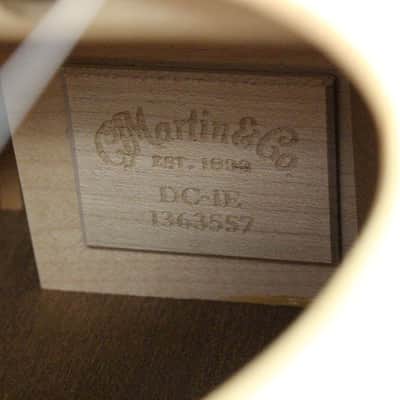 Used Martin DC1E Dreadnought Acoustic Electric Guitar Natural image 12