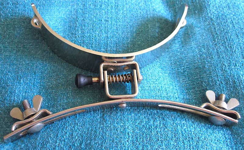 Marching Snare Drum Sling Harness Leg Rest Bracket - NOS image 1