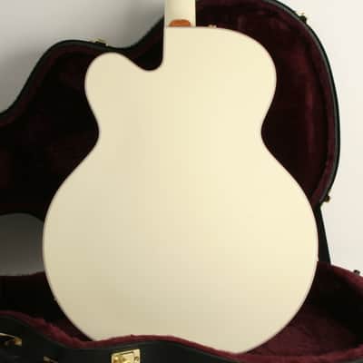 Gretsch G6136-55 Vintage Select Edition '55 White Falcon Hollow Body with Cadillac Tailpiece TV Jones Solid Spruce Top Vintage White Lacquer JT25082635 image 2