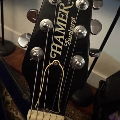 Hamer Sunburst 1979 all Original - Factory Special Binding - Crown Inlays - w/OHSC  - CLEAN AND RARE image 8