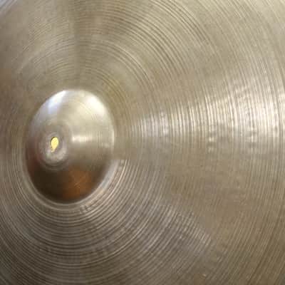 1950s A. Zildjian 26" Hollow Block Stamp Ride 4284g image 5