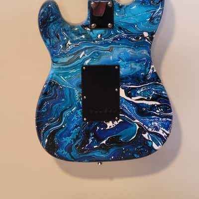Custom Crafted & Designed Swirl Painted "Strat" Style 2022 - Serial #034 image 8
