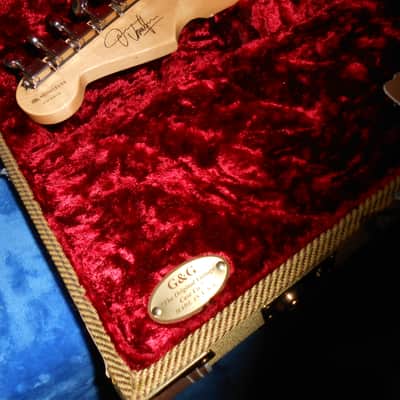 Fender Jimmie Vaughan Artist Series Stratocaster 1996-2021 with Texas Specials and G&G Fender tweed case - Olympic White image 14