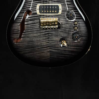PRS 40th Anniversary Custom 24-08 Semi-Hollow Limited Edition in Charcoal Tri-Color Burst image 1