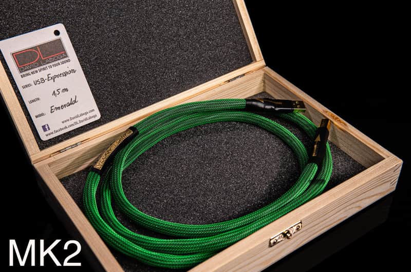 Best Buy PRODUCT 2020/ 1m (3ft) David Laboga Custom Audio / High End USB A - B / C - B / A - C / EMERALD MK2 image 1