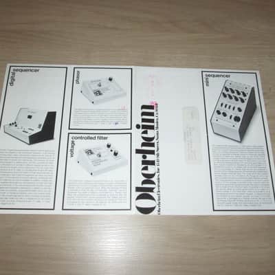 Oberheim 4/2-voice/SEM Catalog–1975- Very Rare - Original Vintage Synthesizer Brochure - Ultra Rare image 3