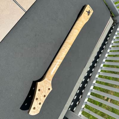 Warmoth Meadowhawk (Fits Stratocaster) Neck - Birdseye Maple + Rosewood, Stainless Jumbo frets, 25.5" Scale, 42mm Nut image 5