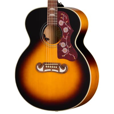 Epiphone J-200 Studio Acoustic Electric Guitar - Vintage Sunburst Bild 1