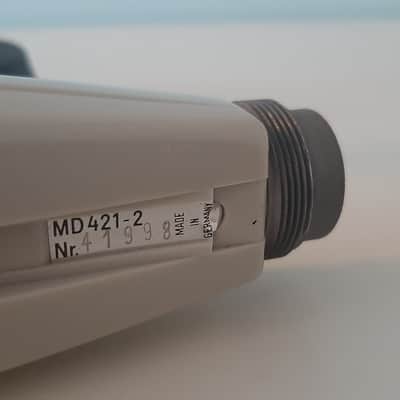 Sennheiser MD 421-2 Cardioid Dynamic Microphone 1960s - 1970s - White image 16