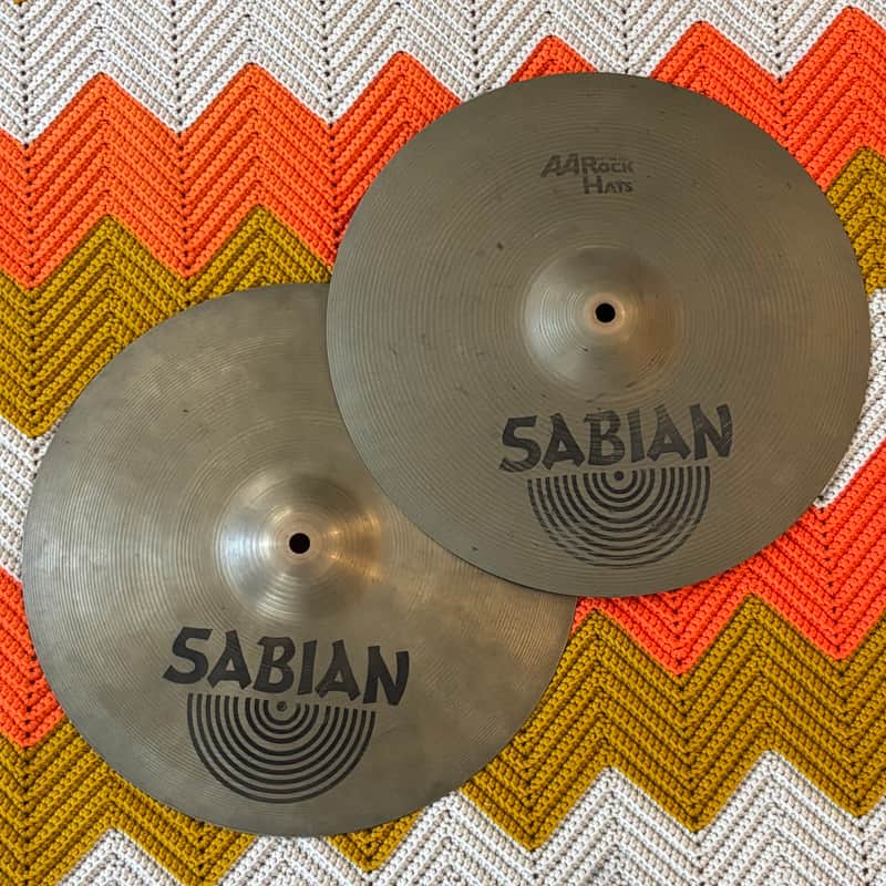Sabian AA 14β Rock Hats 1990βs - Made in Canada π¨π¦! - Beautiful Cymbals! - image 1