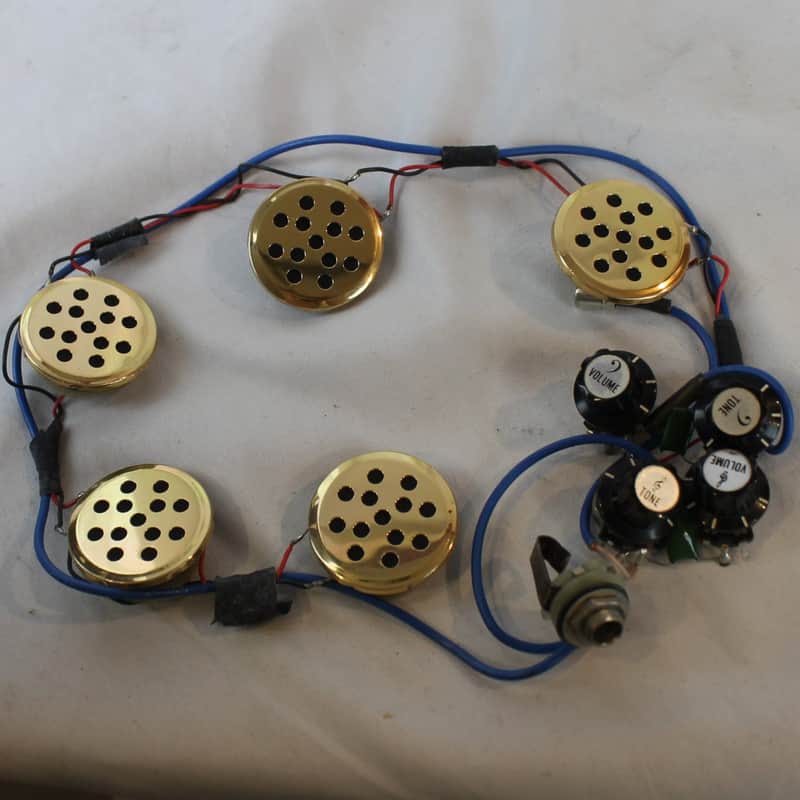 Instrument Part - Variety Set of Wired Japanese Crystal Microphones W/ Pickups (5) image 1