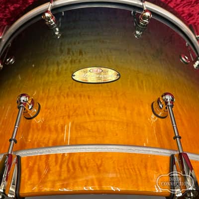 Pearl Masterworks Heritage Artisan Custom 4pc 22/13/16 Kit + 14 snare 2026 - Dusk Sunset Fade Gloss image 12