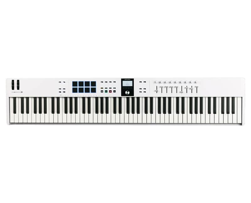 Arturia KeyLab Essential 88 mk3 88-Key MIDI Controller Keyboard - White image 1