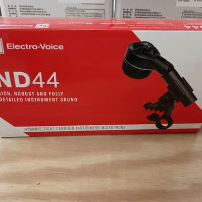 Electro-Voice ND44 Cardioid Dynamic Microphone with Pivoting Head and Drum Rim Clamp - Black image 2