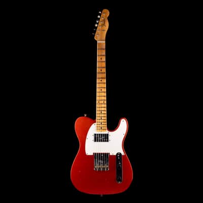 Pre Owned 2024 Fender Custom Shop Postmodern Telecaster HS Journeyman Relic Faded Aged Candy Tangerine With OHSC image 2