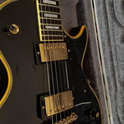 Greco EG1000 1980 Black Super Real Les Paul Custom DRY Z pickups: top of the line image 6