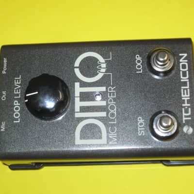 very lightly used (near A+) TC Helicon Ditto Mic Looper (NO adapter, NO box, NO paperwork)- the original bottom screws were changed to different style image 5
