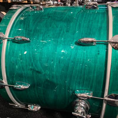 ~WOW!~ Gretsch USA Custom 5-Piece 10/12/14/16/22 Drum Kit Set in Caribbean Blue Gloss Lacquer image 5