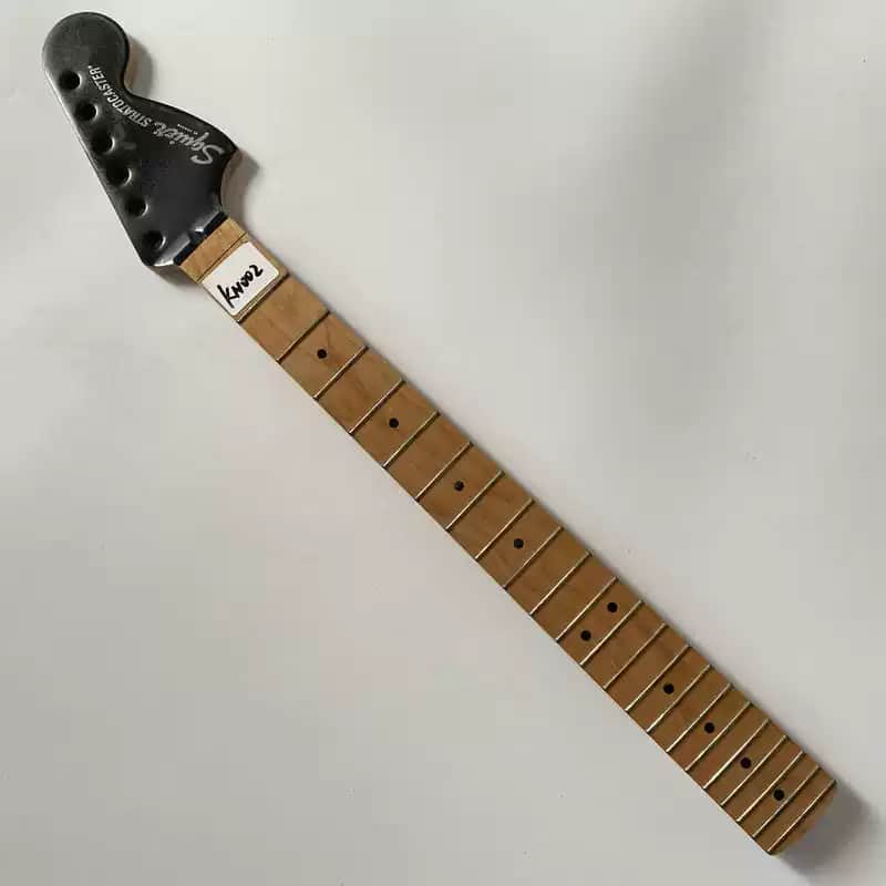 Fender Squire ST SQ double-action electric guitar headstock and neck image 1