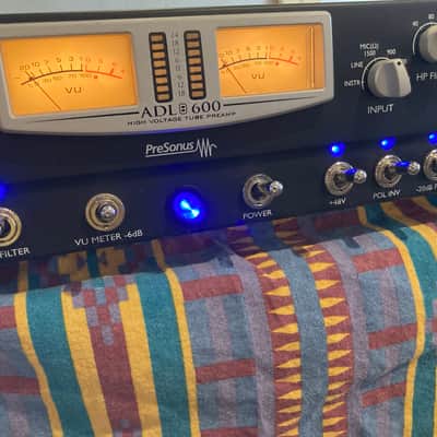 PreSonus ADL 600 2-Channel Tube Preamp 2010s - Black image 4