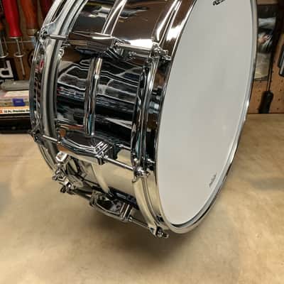 Ludwig LM402 6.5”x14” Supraphonic Snare Drum - Chrome Over Aluminum image 14