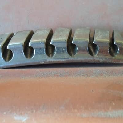Ibanez Iceman Bridge / Tailpiece/ Studs/ & Posts Complete Assembly Quik Change 1981 Nickle image 10