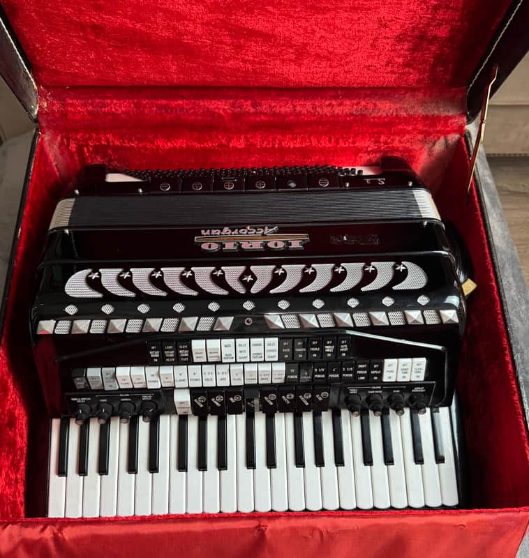Iorio S-3 Accordion Accorgan Made in Italy w/ Original Case, Manuals & Electronics image 1