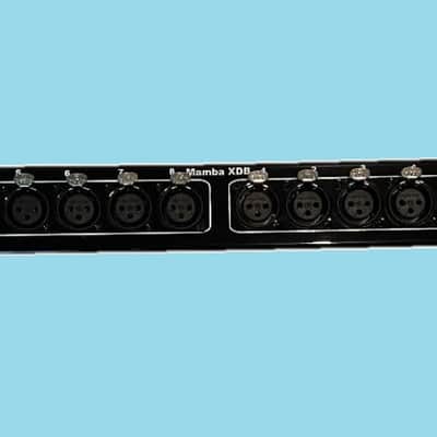 Mamba 16 Ch Analog Mic Splitter [XLR F - Passive] on 4 DB25s Tascam Pinout 1RU image 2