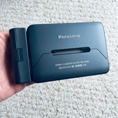 [RARE FULL SET] PANASONIC SX60 Walkman Cassette Player, Near Mint Gray, Working ! image 9