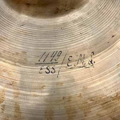 Rare ZILDJI Vram / Zildjian K Constantinople 16” Hi-hat Vintage 20s - ca 100 years old image 8
