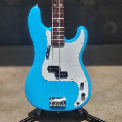 Fender Made in Japan Limited International Color Precision Bass®, Rosewood Fingerboard, Maui Blue image 1