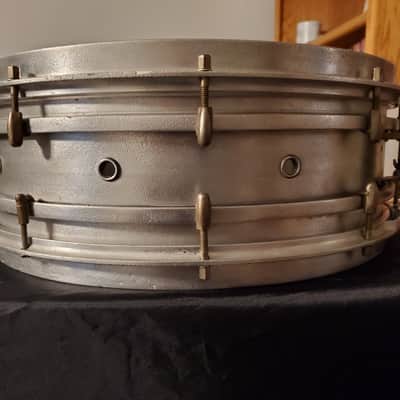 Slingerland Geisler Snare Drum 4.5x14 1920s - Cast Aluminum image 4