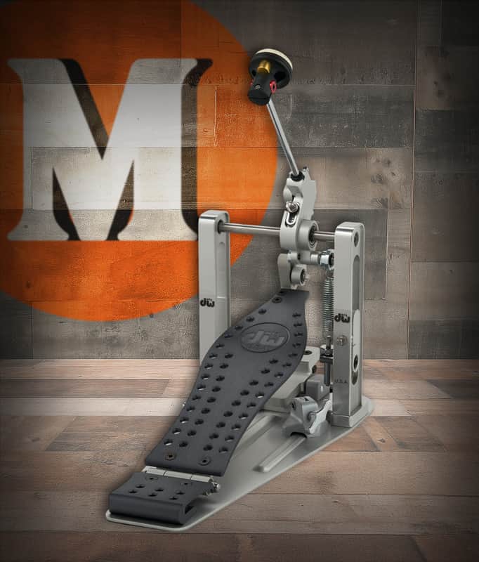DW MFG Series Machined Direct Drive Single Pedal w/ Bag, Gun Metal Edition (DWCPMDDGR) image 1