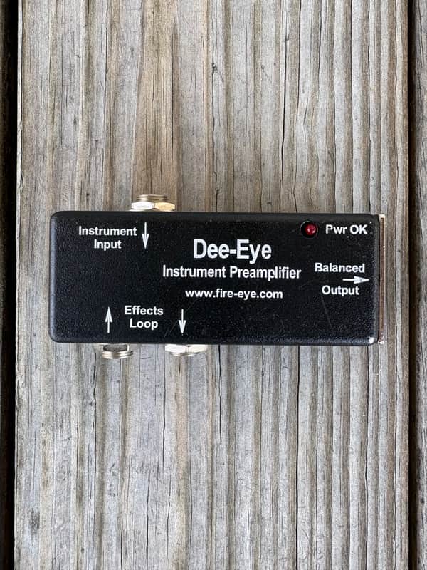 Fire-Eye Dee-Eye™ | Active & Passive Preamp DI Box w/ Effects Loop 2000 - Black image 1