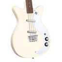 Danelectro '59 DC Doublecut Shorthorn Short Scale Bass - Vintage Cream