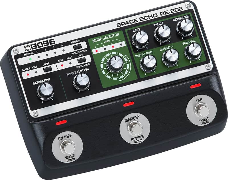 BOSS Space Echo RE-202 Tape Echo Pedal image 1