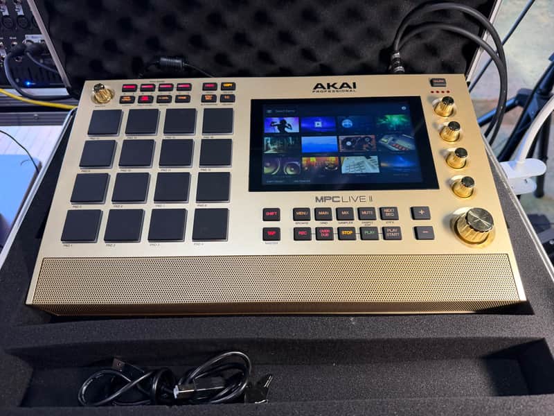 Akai Professional MPC Live II Controller Gold with case image 1