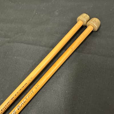 Mike Balter 9R, 5/8-Inch Brass Bell Mallets, Rattan Handles - VERY GOOD image 1