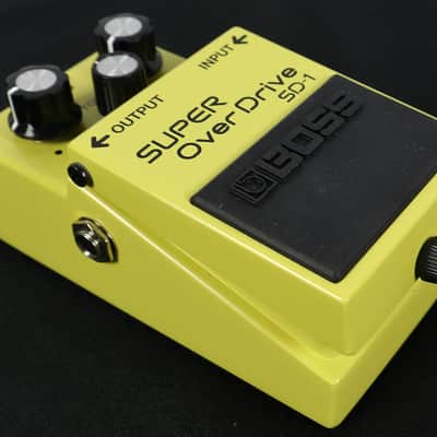 Boss SD-1 Super Overdrive Electric Guitar Effect Pedal Yellow image 4