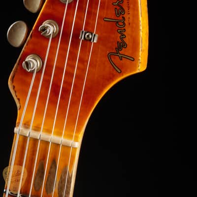 2024 - Fender Custom Shop Limited Edition Red Hot Stratocaster Super Heavy Relic - Super Faded Aged Lake Placid Blue image 7