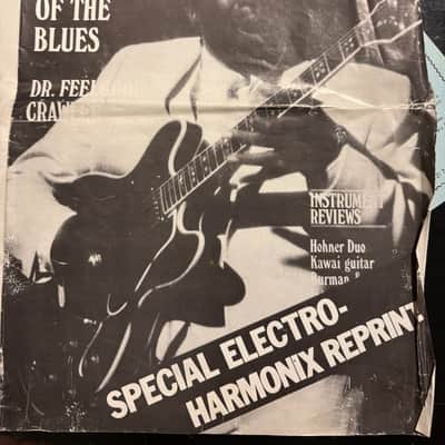 Impossibly Clean Electro-Harmonix Deluxe Electric Mistress V1 with original Box, paperwork and Reticon SAD1024A chip!!! image 21