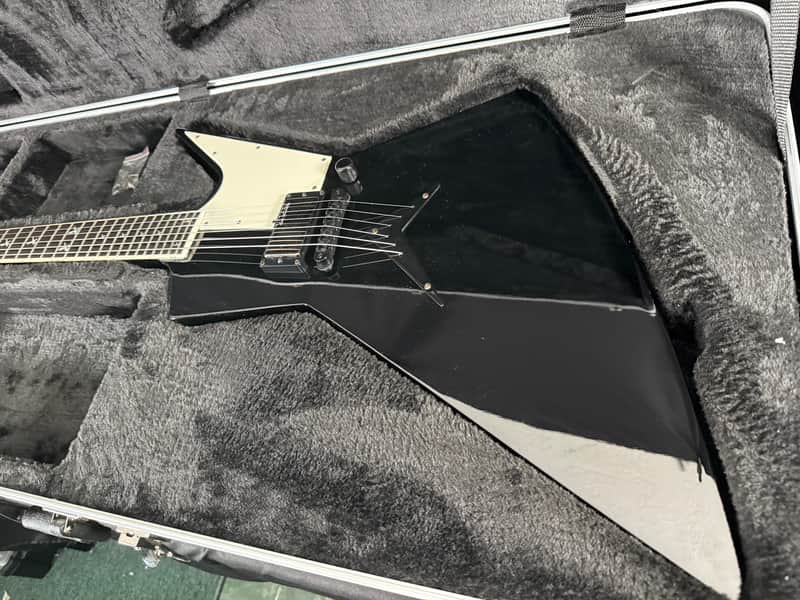 2015 Dean Dave Mustaine Zero Punk - Ebony w/ Dean ABS Case image 1