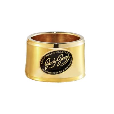 JodyJazz MT1 Power Ring Ligature & Cap | for Metal Tenor Saxophone Mouthpiece | 24k Gold-Plated image 4