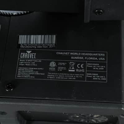 Chauvet Q-Spot 560-LED 3 x 60W LED Moving Yoke Fixture CG01KDM image 5