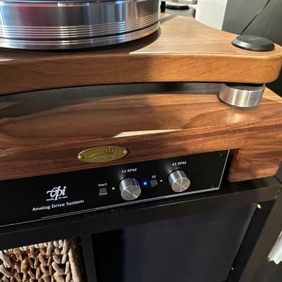 Custom made turntable isolation platform made with Solid walnut wood image 17