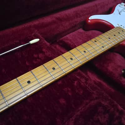 Rare! 1993 Fender Japan Custom Edition 50's Stratocaster ST57G Charcoal Red image 9