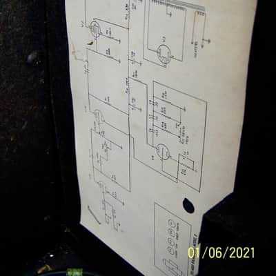 1960's Kalamazoo Model 2 Guitar Amp Brown Panel image 5